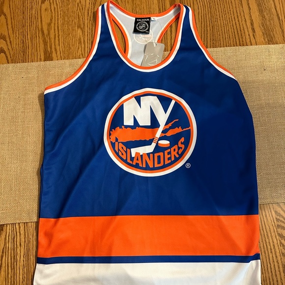 New York Islanders Women's Racerback Hockey Tank - Picture 1 of 3